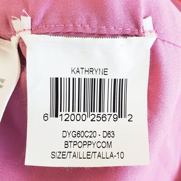 BCBGMaxAzria Womens Kathryne Side Cutout Bow-Front Mini Dress Pink Lilac - Picture 13 of 13